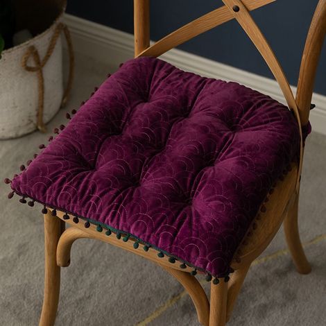 Paquet de 1 pièce-40x40cm-Coussin fuchsia Coussin de sol en peluche pour chambre à coucher - Coussin décoratif pour chambre à coucher, canapé, chaise (1/4)