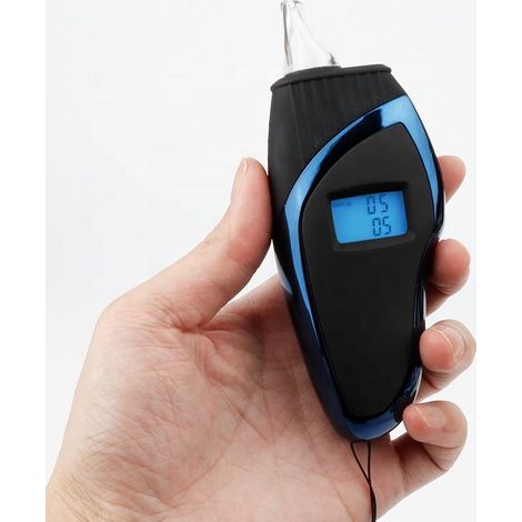 Testeur d'alcool professionnel avec écran LCD Blu-Ray et capteur semi-conducteur(pile non incluse) (1/5)