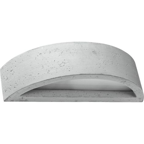 Applique murale Lumera Pure Lume béton E27 gris/blanc (1/5)