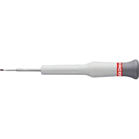 Tournevis Facom, Pointe Plate 4 mm type Précision, 75 mm ( Prix pour 1 )