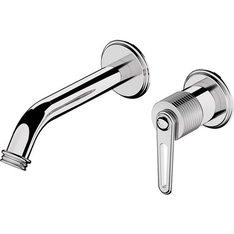 Sapho Wasserarmaturen - Unterputz-Waschtischarmatur, 2-Loch-Montage, mit Einbaukörper, Chrom BB018