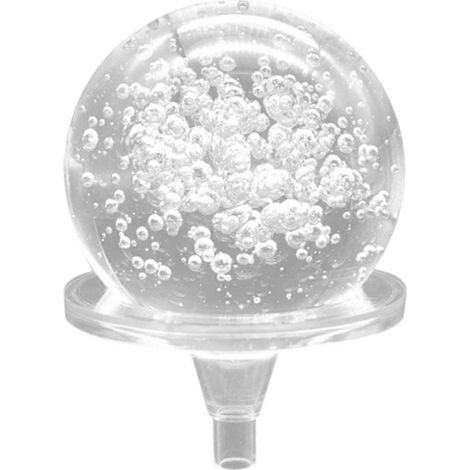 Un ensemble de boules de cristal transparentes à bulles, convenant aux fontaines, fontaines de table, etc. Support inclus. (1/4)