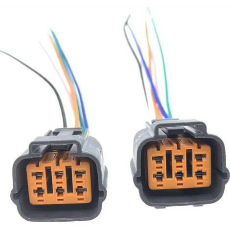 EGR solenoid valve wiring harness connector compatible with Mazda 6, CX-7, Bestune, Ruiyi, Mondeo and Focus models. (1/5)
