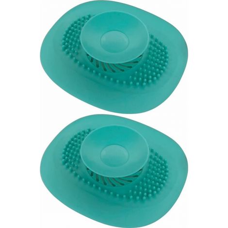 4 Piezas Cubiertas de Drenaje de Ducha, Filtro de Recogida de Pelo de Ducha Tubo de Silicona Escurridor Tapón de Recogida de Pelo con Ventosa para Cocina Baño (1/5)