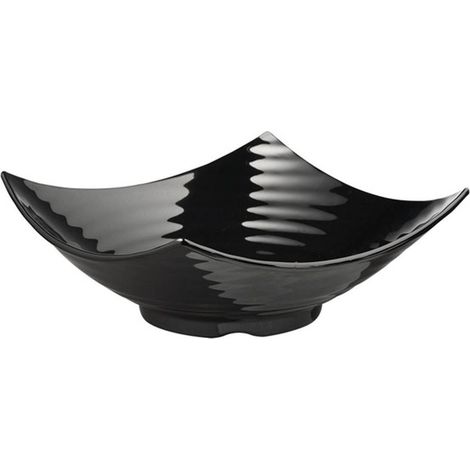 Bol 32,5 x 32,5 cm, hauteur 12 cm, 3 litres, mélamine, noir
