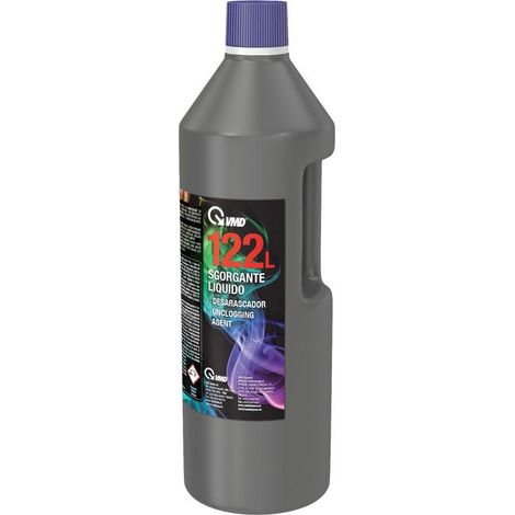 Sgorgante disgorgante lavandino scarico wc tubature liquido tanica 1 lt Vmd 122