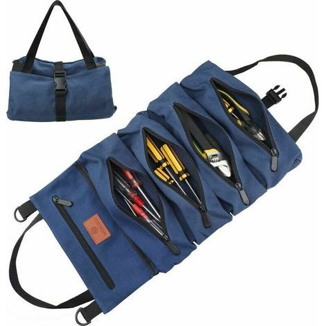 Sac à outils Roll Up Wrench - Toile - Bleu (1/5)