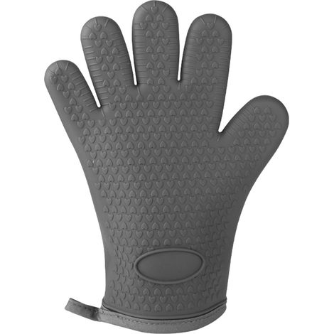 Gant De Protection Thermique - En Gel De Silice - Pour Four Micro-ondes Et Cuisinière - Résistant À Haute Température - 14 X 14 X 3 Cm - Gris - 1 Pièce (1/3)