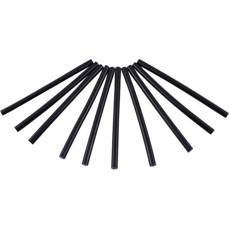 10 Bâtons de Colle à Chaud Noirs 7mm/11mm pour Pistolet à Colle Électrique, DIY (11x200mm) (1/5)