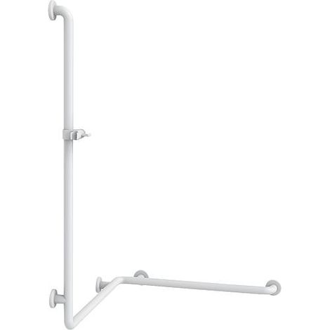 Douchette avec barre de douche couleur : blanc 19 763x400x1158mm/fixation incluse (1/3)