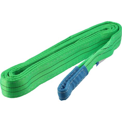 Textil-Hebeband 2t 4m mit verstärkten Schlaufen