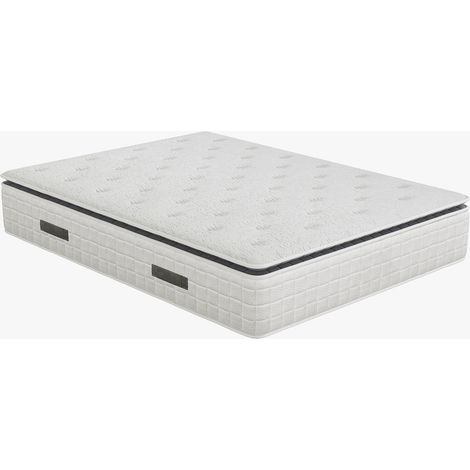 CACHEMIRE Matelas ressorts ensachés 140x190 cm épaisseur 28 cm (1/5)