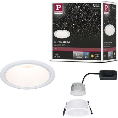 Paulmann Cole Einbaustrahler matt weiß LED 6W (1/5)