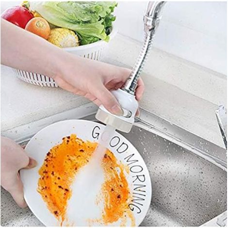 Ugello filtro, testa rubinetto cucina girevole a 360 gradi, 3 modalità regolabile soffione doccia filtro spruzzatore per cucina bagno (estendibile) (1/4)