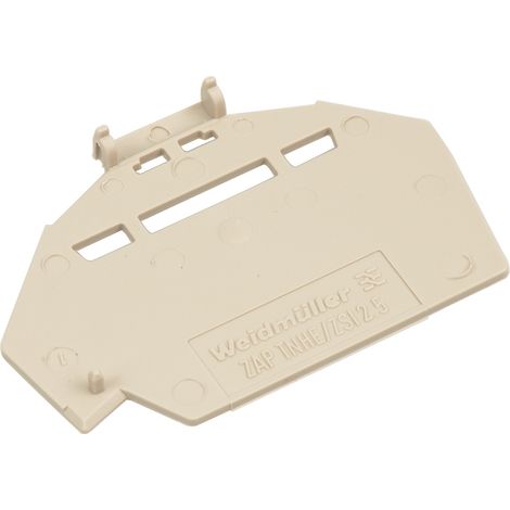 Flasque d'extrémité Weidmuller, série Z pour Blocs terminal à rail DIN ( Prix pour Paquet de 5 )