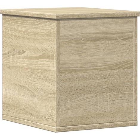Maison Exclusive - Caja de almacenaje madera ingeniería roble son