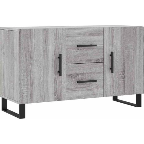 Maison Exclusive - Credenza Grigio Sonoma 100x36x60 cm in Legno Multistrato (1/5)