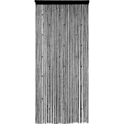 Cortina De Cuentas - Para Puerta - Protección Contra Insectos Y División De Espacios - Acero Acrylico 8 Mm - Ajustable Por Corte - 1 Unidad (1/5)