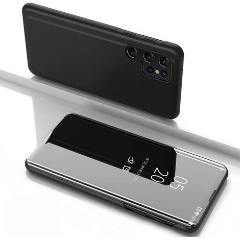 Schutzhülle für Samsung Galaxy S25 Ultra Clear View Case – Schwarz
