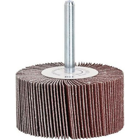 Cylindre a poncer a lamelles avec tiges 30x10x6 mm Grain P 60 (1/2)