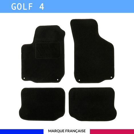 Tapis de voiture sur mesure pour Volkswagen Golf 4 (1998-2003) – 4 pièces – Système antidérapant AUTOGRIP® – Clips de fixation d'origine
