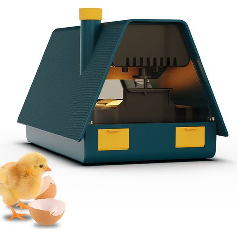 Couveuse d'Oeufs Automatique pour 10 Oeufs de Poule avec Contrôle de Température et Humidité et Lumière Intégrée 95‑125V US Plug (1/4)