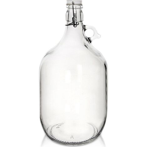 Bouteille avec clip pichet en verre 5 l (1/4)