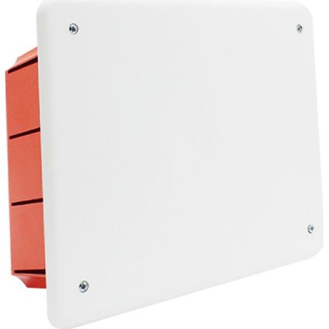 Boite de dérivation à encaster pour maçonnerie 192x152x70mm, ABS, IP40 avec vis métalliques