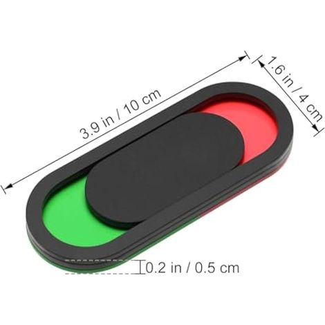 Lot de 10 panneaux de confidentialité pour bureau, toilettes, chambre à coucher, 10 x 3,57 cm, noir (1/5)