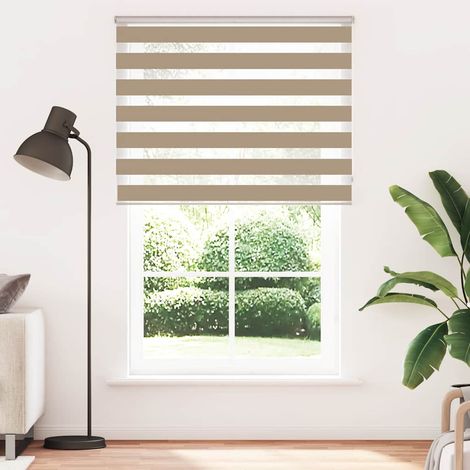 Maison Exclusive - Tenda a Rullo Zebra Larghezza Tessuto 140,9 cm Poliestere