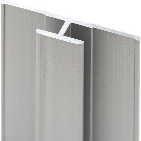 Profilé de jonction pour panneau mural de douche, DécoDesign, Schulte, Alu-argenté, 255 cm