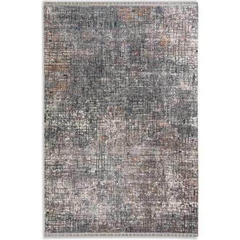 ASTRA Tapis «Sarezzo» gris 80 x 150 cm Tapis à poils doux (1/5)