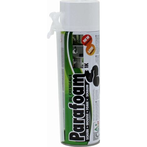 Parafoam 1K Polyurethanschaum DL CHEMICALS - 500 ml Kartusche - 12er Pack - 0900001N000040