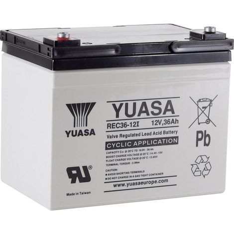 [GEBRAUCHT] B-Ware Yuasa Bleiakku Akkumulator 12 V 36 Ah AGM Blei Vlies M5 Schraubanschluss Gering (1/2)