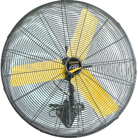 Ventilateur mural GARLAND TURBO 24 W-V23 - Coloris - Noir