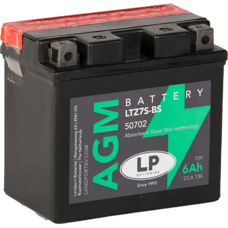 Batería de Moto 6Ah 12V LP LTZ7S-BS (1/2)