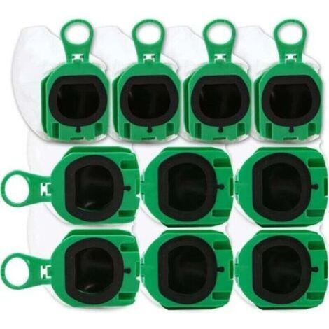 ZEYXINH Pack de de 10 Sacs de rechange D&39aspirateur pour Vorwerk , XU,Kobold VB100 VB 100 FP100 FP 100 Sacs Filtrants de Qualité Supérieure pour As - (1/4)
