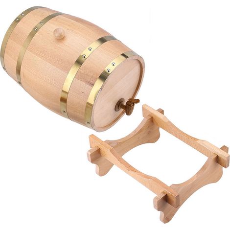 Fûts de cave à vin en chêne de 10 litres avec bois et vernis d'origine - Exclusivité entrepôt à l'étranger (1/5)