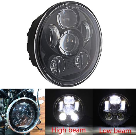 Phare de moto Harley-Davidson de 5,75 pouces phare LED Harley-Davidson de 5,75 pouces nouveau phare Harley-Davidson de 5,75 pouces. (1/5)