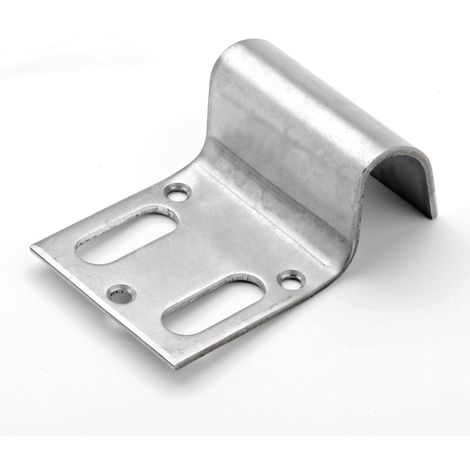 Sabot à visser 90 x 95 mm zingué pour portail – Acier durable – Installation rapide – 540903 – Mermier