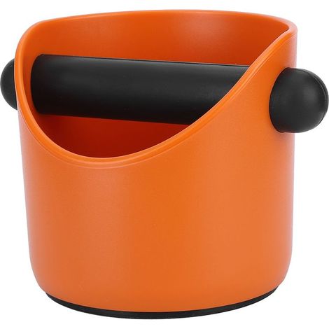 Boîte de rangement antidérapante pour marc de café, poubelle pour la maison et les cafés (Orange) (1/5)