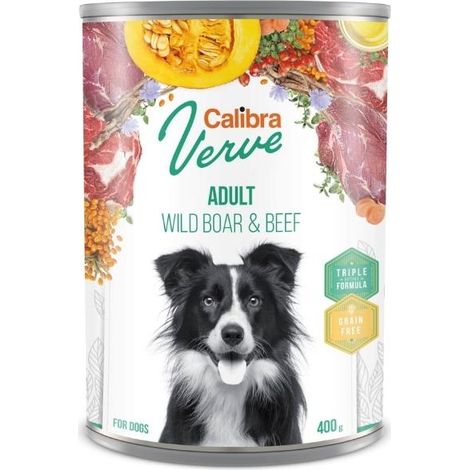 Calibra Dog Gf Verve Adult JabalМ y Vernera Box 6x400gr