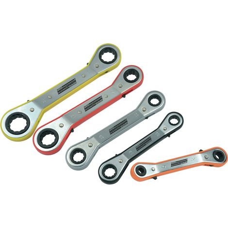 Brüder Mannesmann M27405  Ringschlüssel-Satz 5teilig Schlüsselweite (Metrisch) 9 - 21 mm
