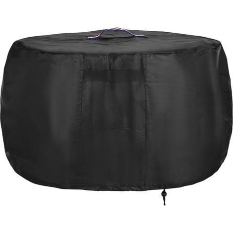 Housse de protection pour foyer extérieur, imperméable au gaz Propane, avec cordon de serrage en bas (1/5)