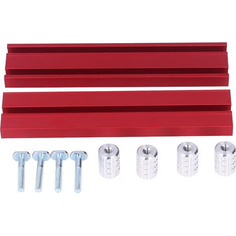 Banc d'arrêt de rabotage pour le travail du bois, Kit de pinces de positionnement pour chien, Kit d'outils pour Table d'établi 15.8mm/0,62 pouces (1/5)