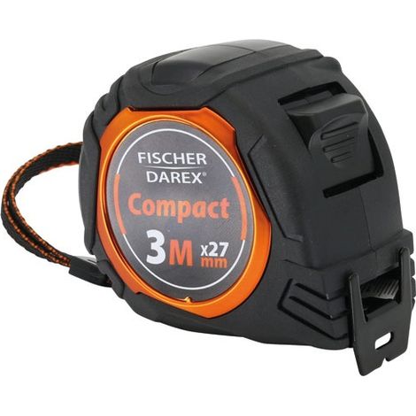 FISCHER DAREX - Metre ruban compact pro 3 m x 27 mm (1/4)