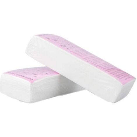 Lot de 100 bandes de cire d'épilation professionnelles pour l'épilation (1/5)