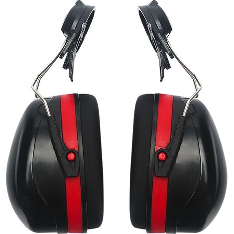 Casque de sécurité Type de bruit Annulation casque, SNR 37 dB, 9 x 17 cm, et rouge, polyvalent et pratique (1/5)