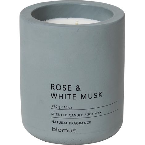 Bougie parfumée à la cire de soja Effet béton Gris Moyen (1/5)