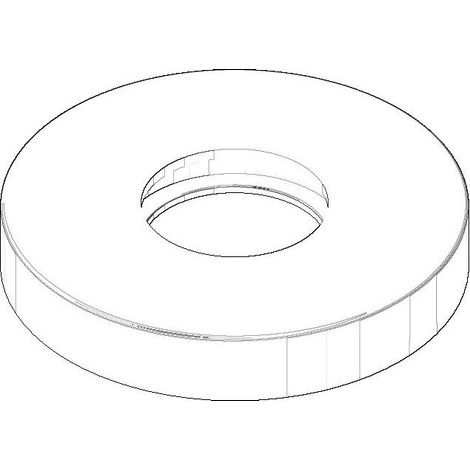 DO Rosette ERSATZTEILE 092722003 D 55 x D 22 x 9 mm Chrom